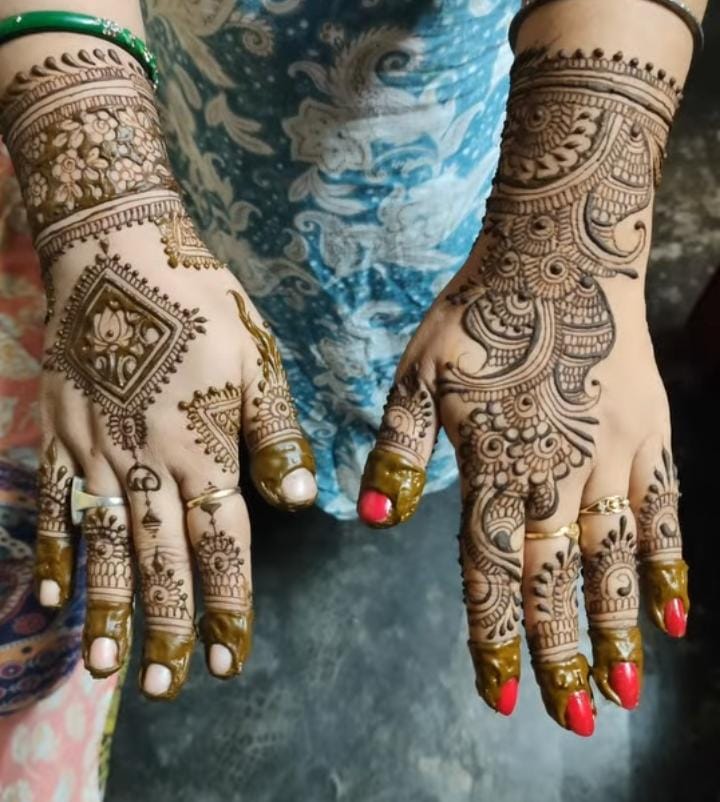 Mehndi Special Occasion - Mehndi Artist work by Radhika Mehndi Art in Rajmahal